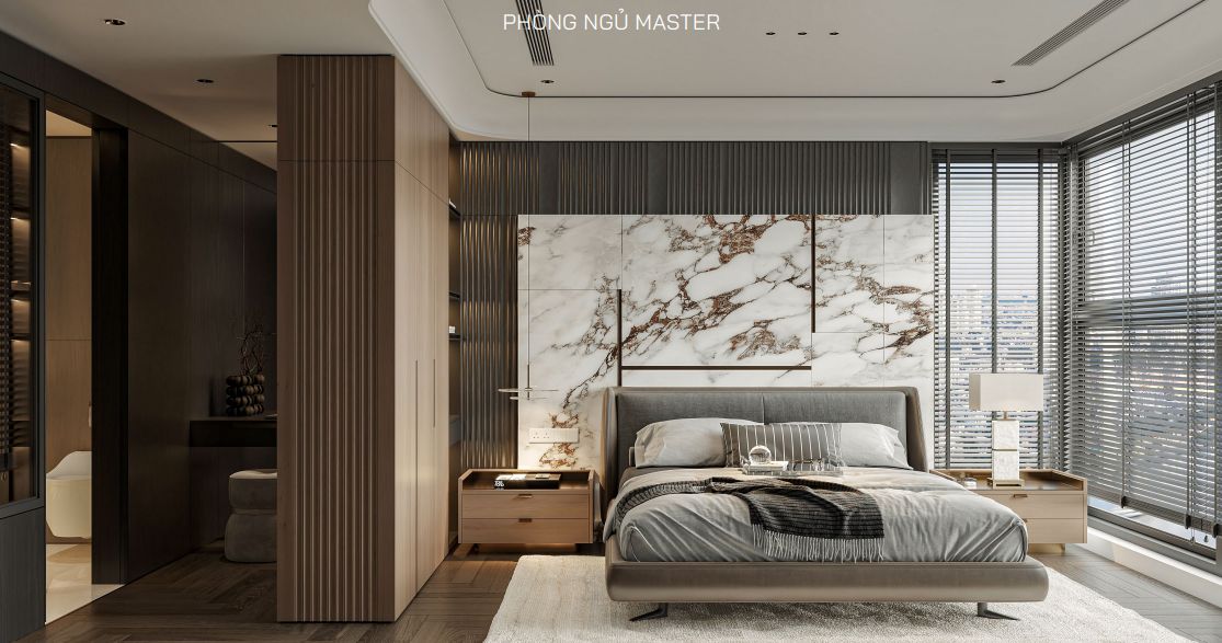 Mua căn góc Sky Villa ban công Tây Nam - Nội thất cao cấp - mặt kính LowE chạm sàn Iconia Lakeside